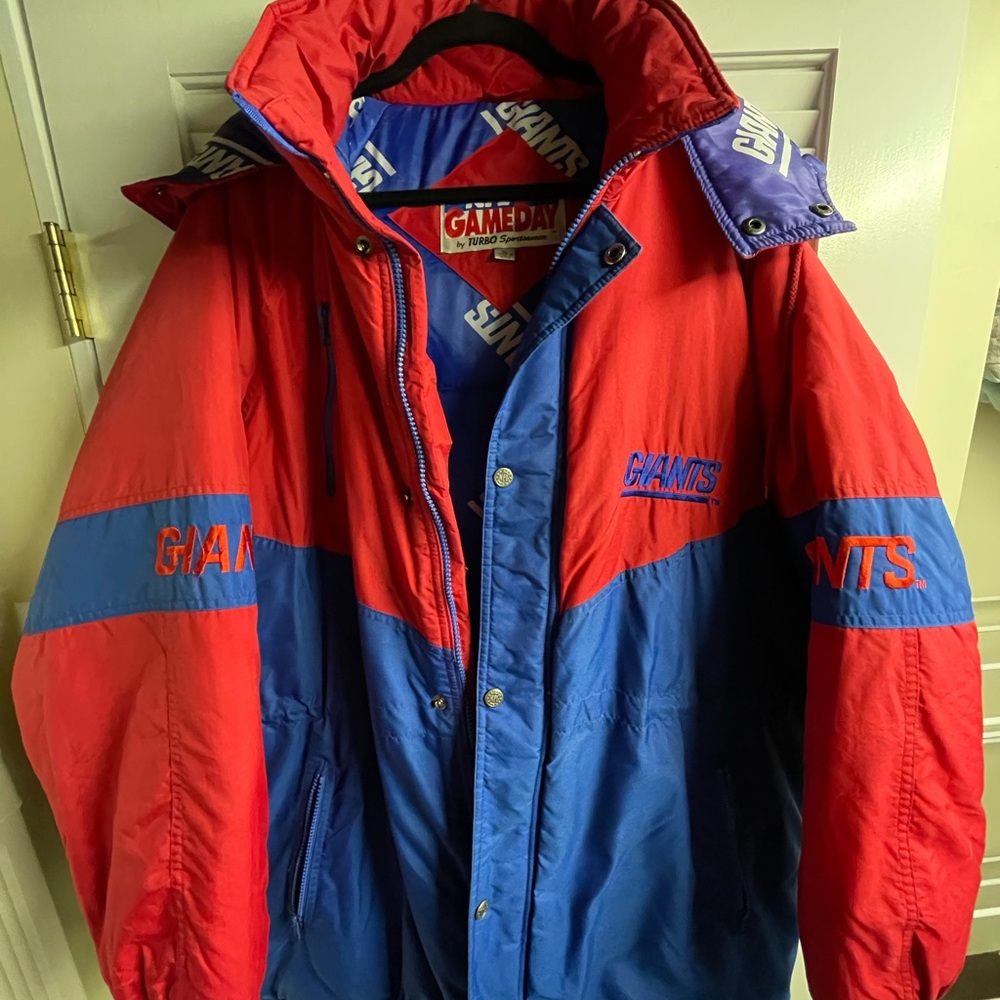 Vintage New York Giants Men's Winter Jacket
